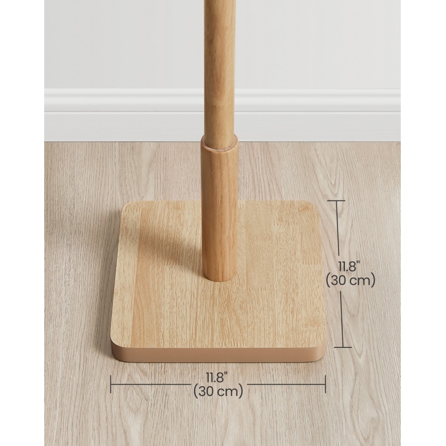 Porte-manteau sur pied LINEA marron