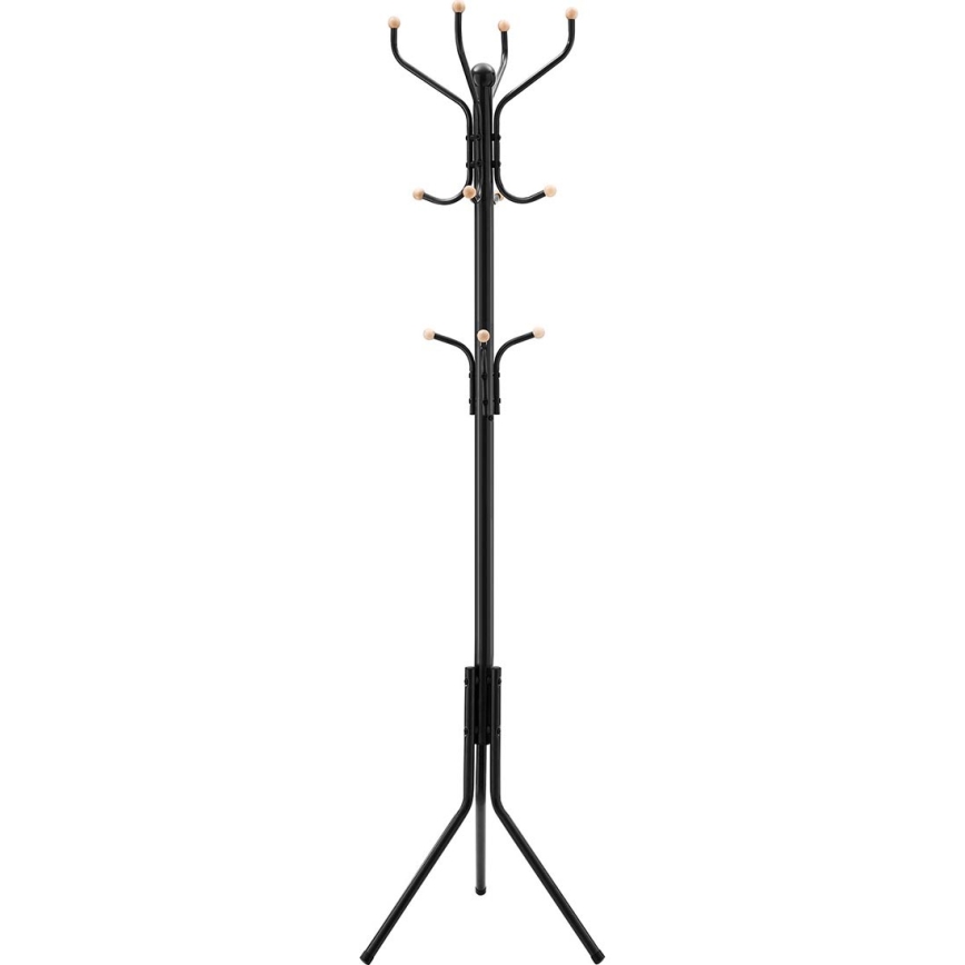 Porte-manteau sur pied LINEA noir