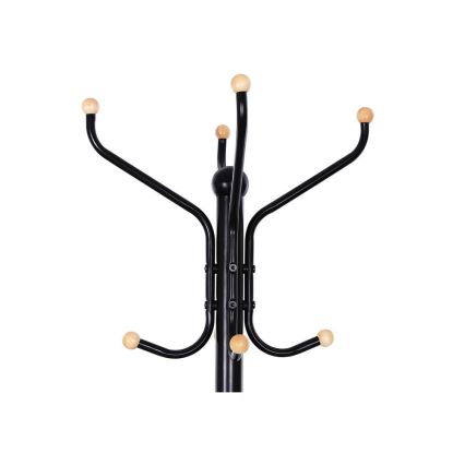 Porte-manteau sur pied LINEA noir