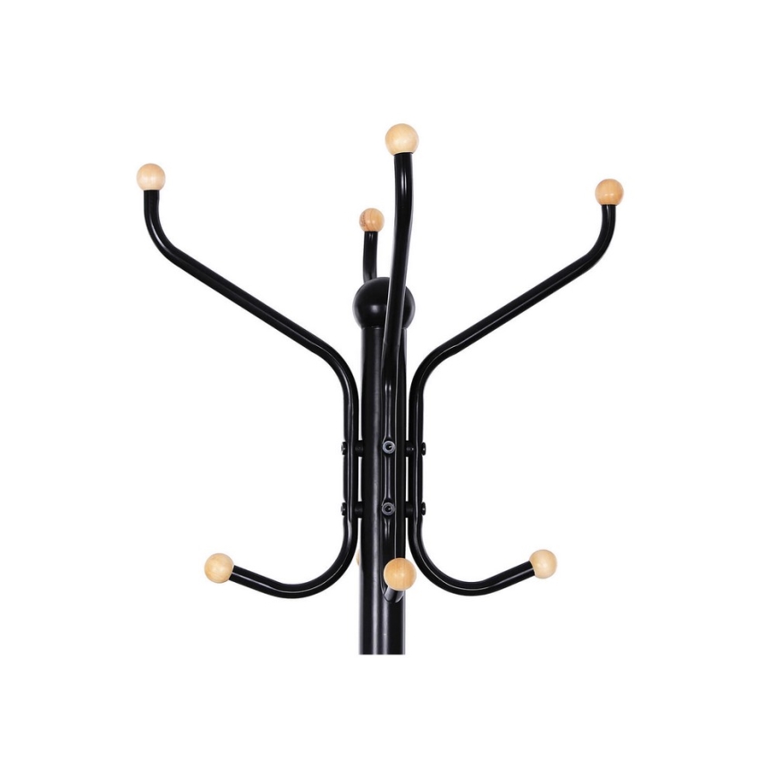 Porte-manteau sur pied LINEA noir
