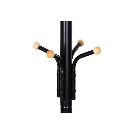Porte-manteau sur pied LINEA noir