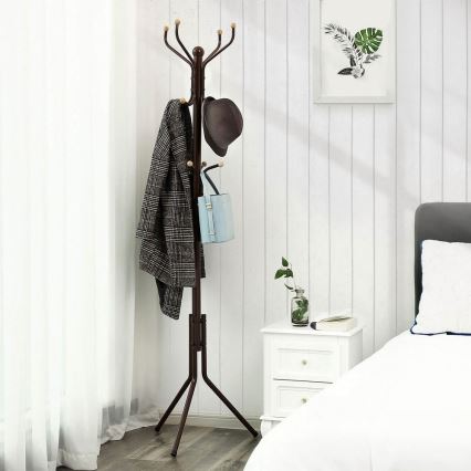 Porte-manteau sur pied LINEA noir