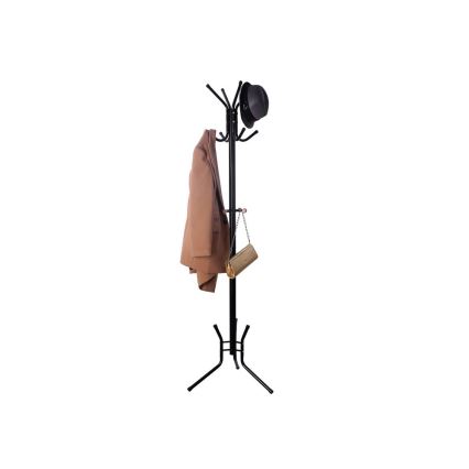 Porte-manteau sur pied LINEA, noir