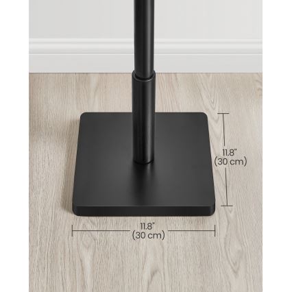 Porte-manteau sur pied LINEA, noir