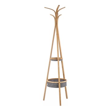 Porte-manteaux 177x52 cm marron