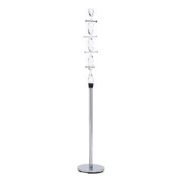 Porte-manteaux 180x30 cm chrome brillant