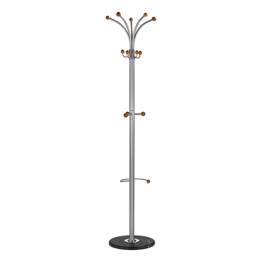 Porte-manteaux 180x38 cm chrome mat