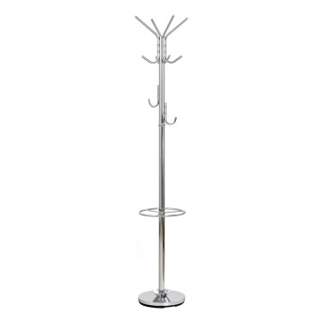 Porte-manteaux 181x30 cm chrome brillant