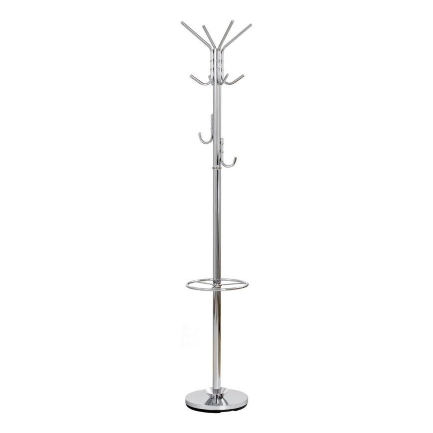 Porte-manteaux 181x30 cm chrome brillant