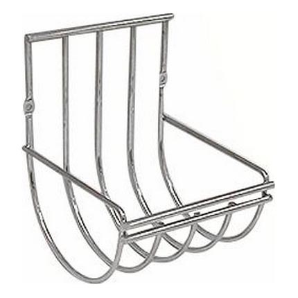 Porte-papier toilette 12x12,5 cm chrome brillant