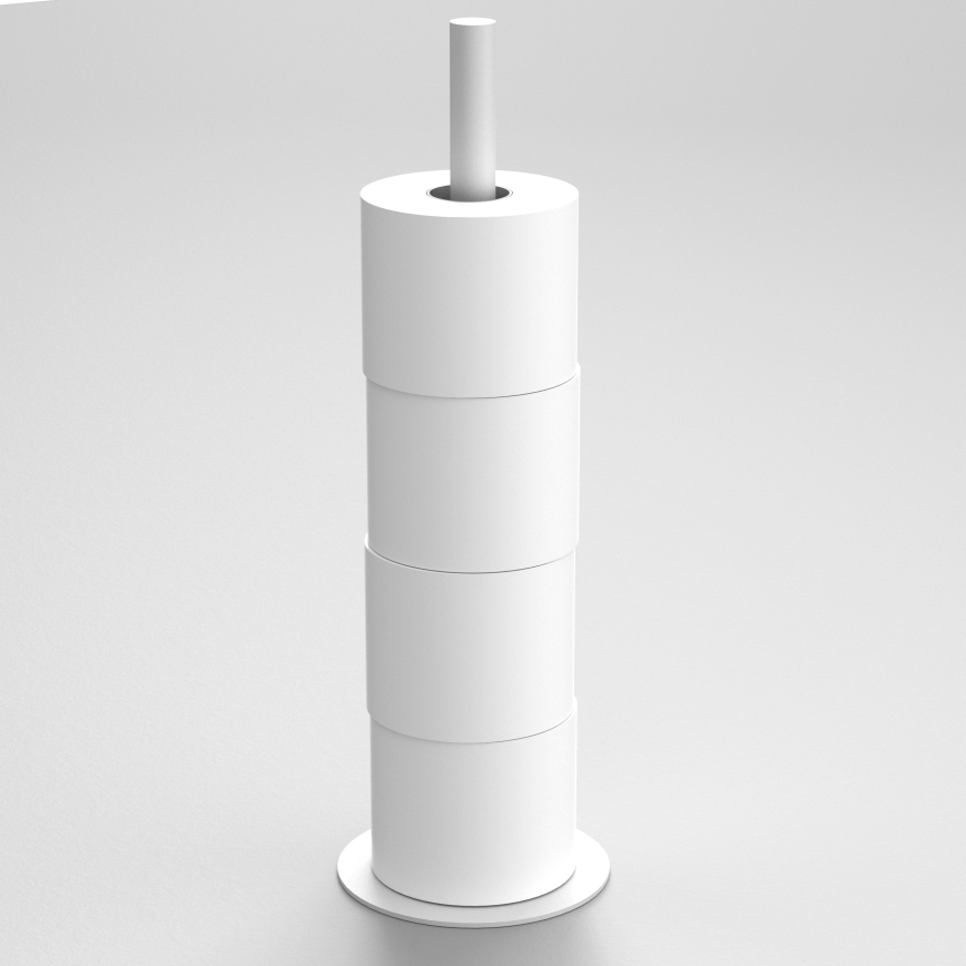 Porte-papier toilette 51 cm blanc