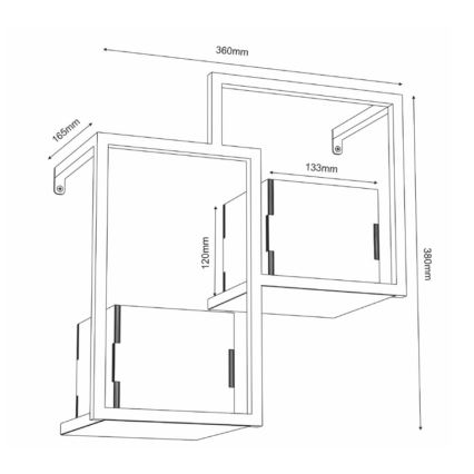 Porte-plane 38x35,5 cm