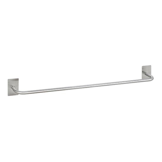 Porte-serviettes 64,5x7,2 cm acier inoxydable/argenté