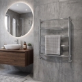 Porte-serviettes chauffant en échelle CLASSIC 102W/230V 50x53 cm acier inoxydable/chrome brillant