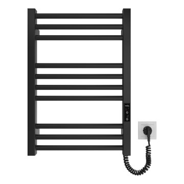 Porte-serviettes chauffant en échelle HF DERBY 100W/230V 57x43 cm noir