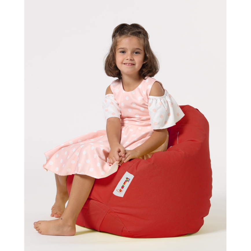 Pouf 60x60 cm rosso