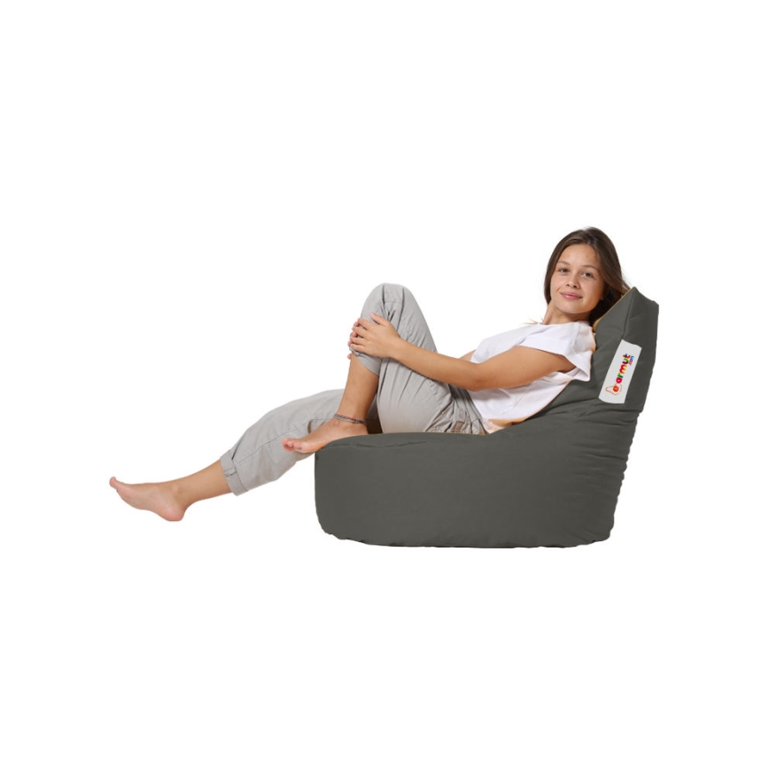 Pouf 70x70 cm grigio