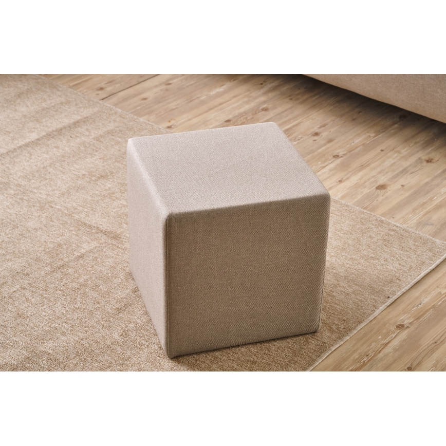 Pouf CUBI 40x40 cm beige