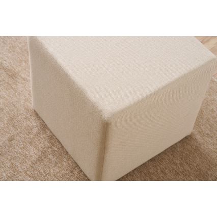 Pouf CUBI 40x40 cm crema