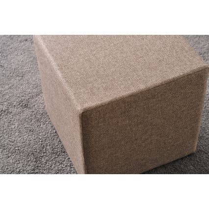 Pouf CUBI 40x40 cm marrone