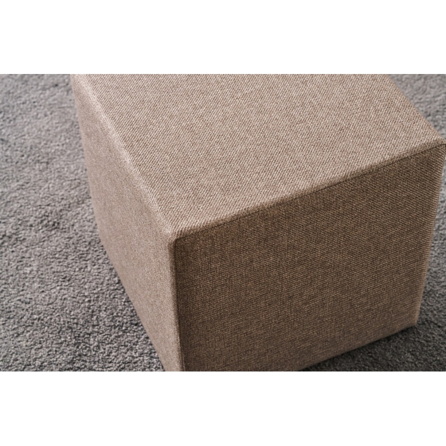 Pouf CUBI 40x40 cm marrone