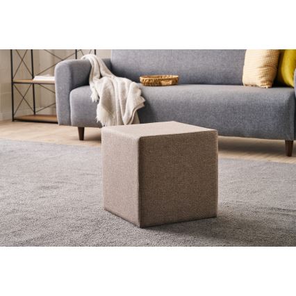 Pouf CUBI 40x40 cm marrone