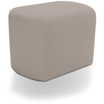 Pouf design ESTRELA 43x63 cm beige