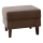 Pouf GALA 42x54 cm marron foncé