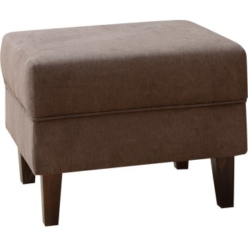 Pouf GALA 46x54 cm marrone scuro