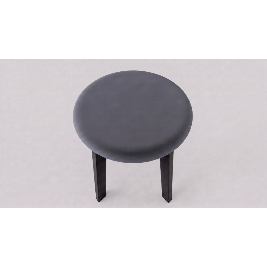 Pouf KUBE Ø 36 cm nero/antracite