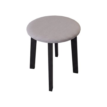 Pouf KUBE Ø 36 cm nero/grigio