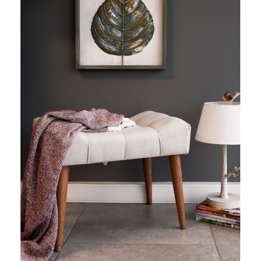 Pouf LUMI 40 x 58 cm crème