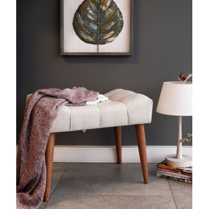 Pouf LUMI 40x58 cm crema