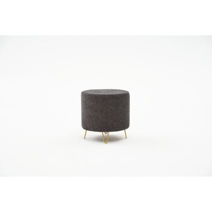 Pouf NANI, diam. 40 cm, antracite