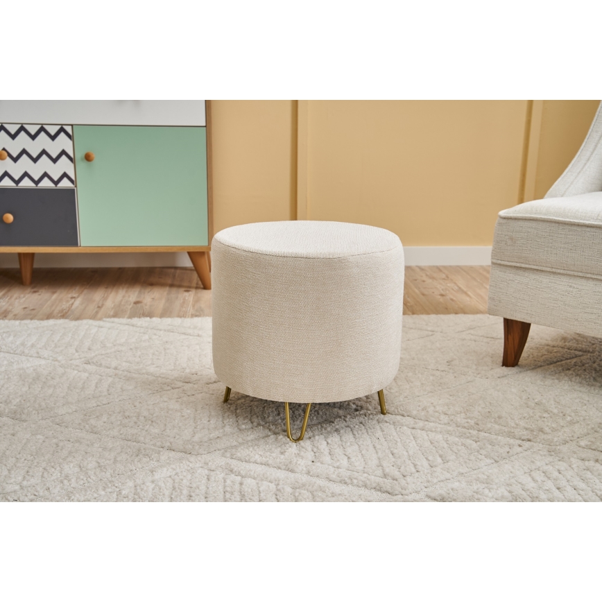 Pouf NANI Ø 40 cm crema