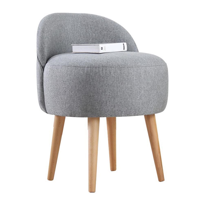 Pouf NIKI Ø 46 cm, grigio