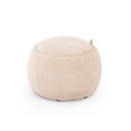 Pouf PAKS Ø 50 cm beige