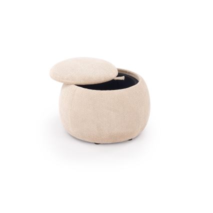 Pouf PAKS Ø 50 cm beige
