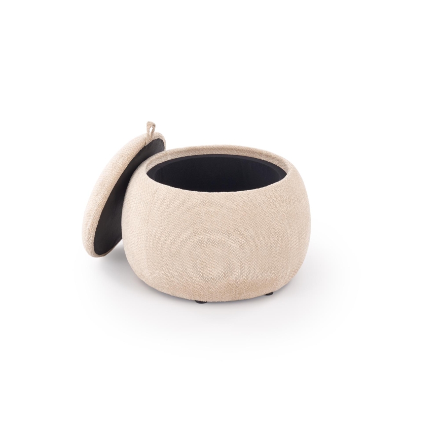 Pouf PAKS Ø 50 cm beige