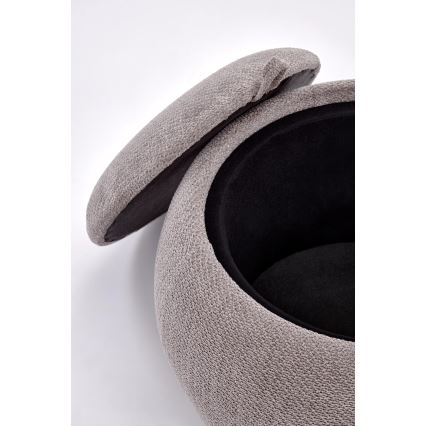 Pouf PAKS Ø 50 cm grigio