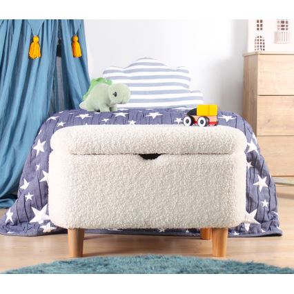 Pouf PIXI 37x61 cm bianco