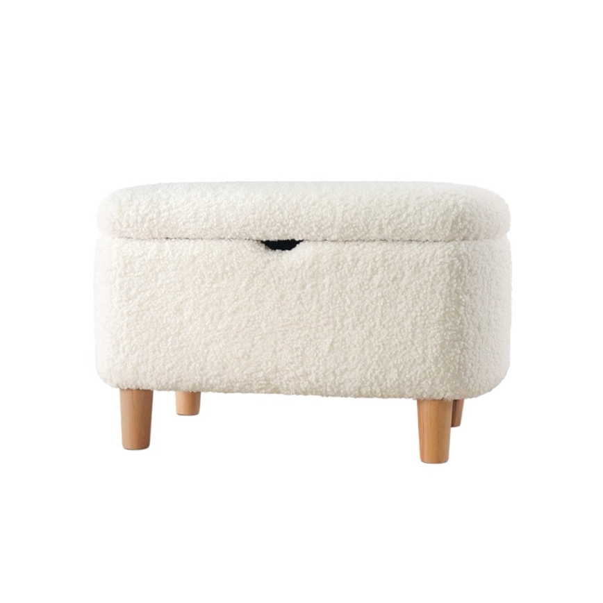 Pouf PIXI 37x61 cm bianco