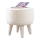 Pouf PIXI Ø 38 cm, bianco