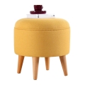 Pouf PIXI Ø 40 cm, giallo