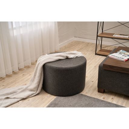 Pouf RABO Ø 58 cm antracite