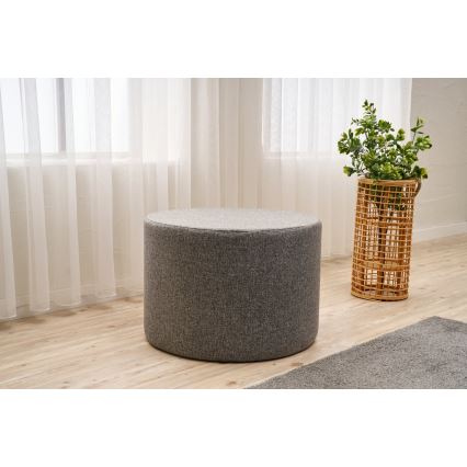 Pouf RABO Ø 58 cm grigio