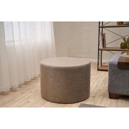 Pouf RABO Ø 58 cm marrone