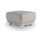 Pouf RIMINI 66x66 cm grigio chiaro