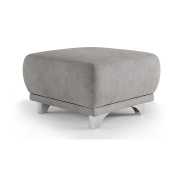Pouf RIMINI 66x66 cm grigio