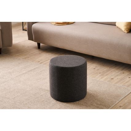 Pouf RONDO Ø 40 cm, marrone scuro